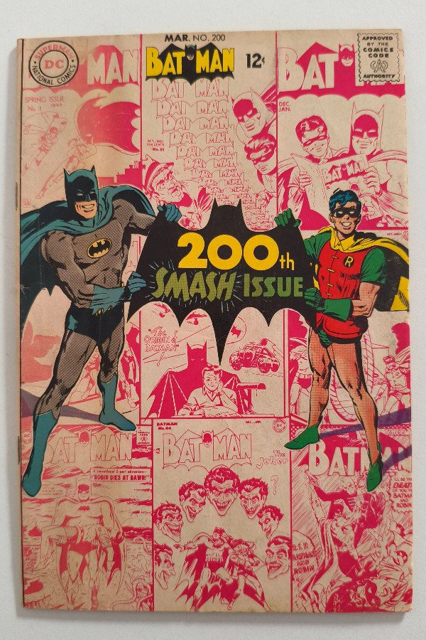 Producto - Batman #200 (1968) - Clásico número aniversario con icónica tapa de Neal Adams