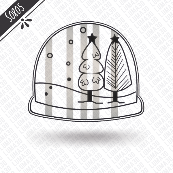 Producto - S0805 - Bola de cristal (Navidad)