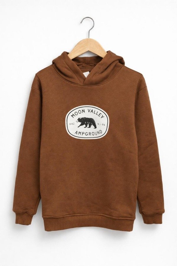 Producto - Buzo Capucha Oso Algodón Friza