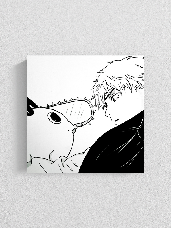 Producto - Cuadro Denji y Pochita anime  - Chainsaw man -