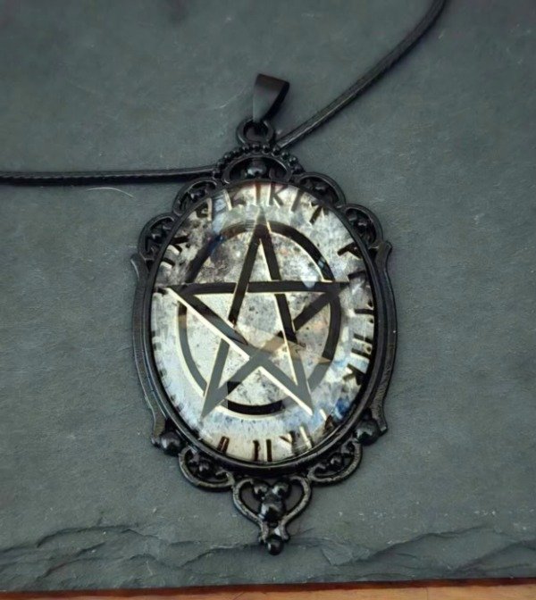 Producto - Collar Camafeo Pentagrama - 0