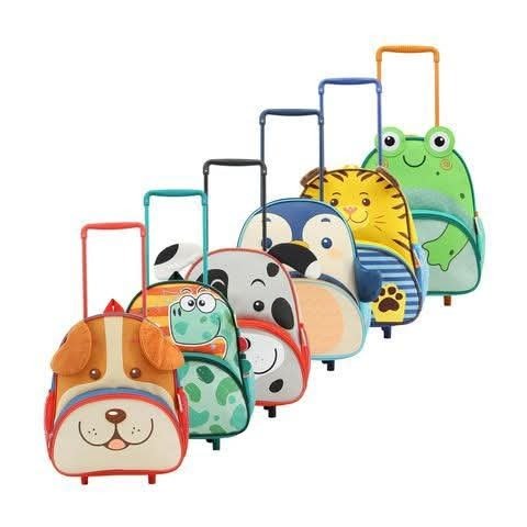 Producto - MOCHILA 14" CON CARRO ANIMALESS X UNIDAD MODELOS SURTIDOS LSYD