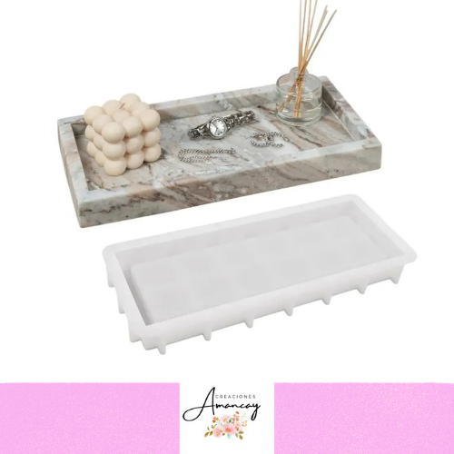 Producto - BANDEJA RECTANGULAR DE SILICONA 21,5 CM