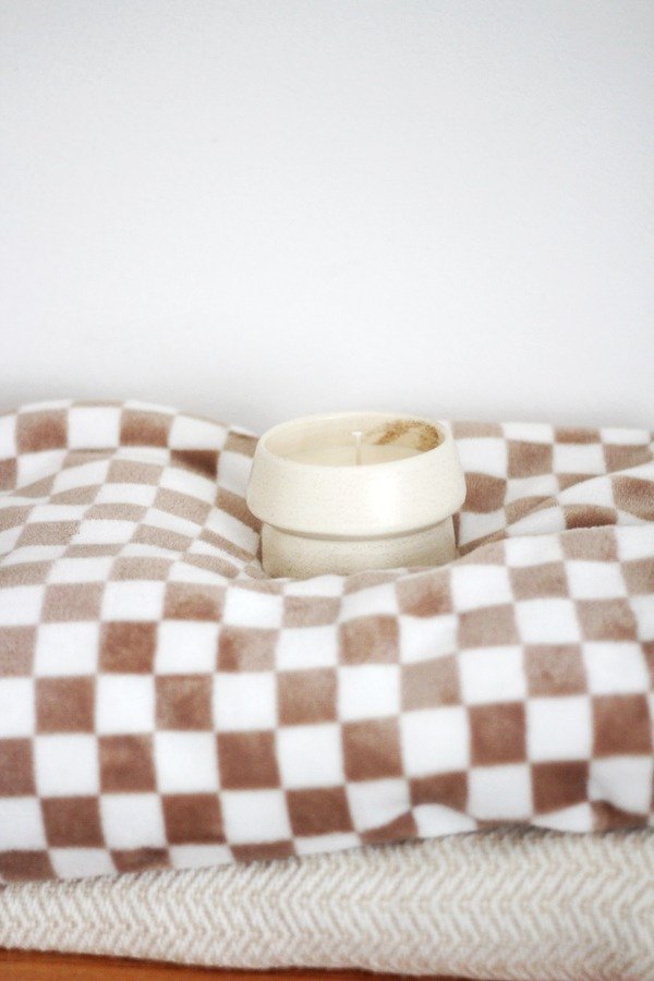 Producto - Vela Tótem - natural jaspeado - - 3