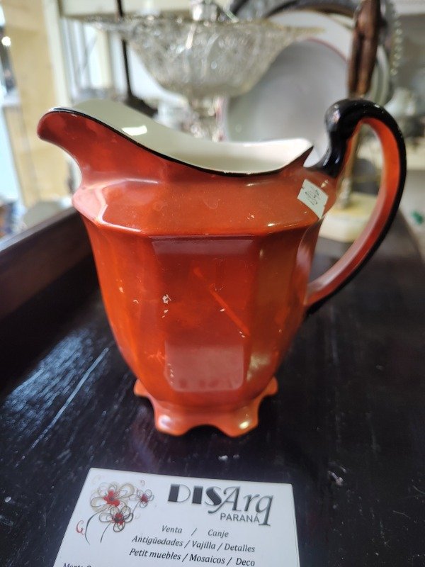 Producto - JARRA LECHERA NARANJA INGLESA