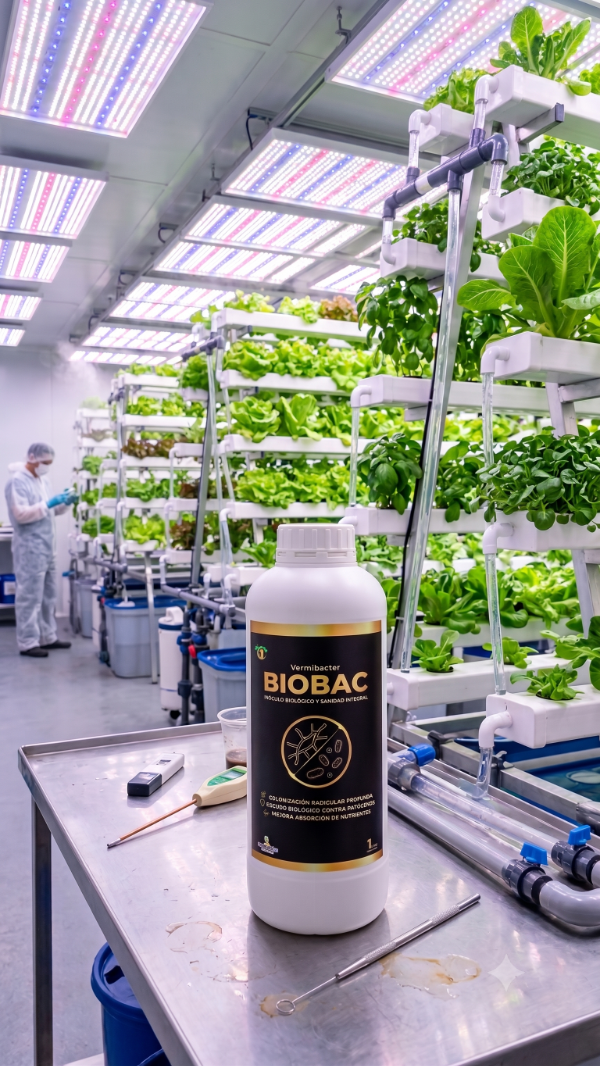 Producto - BIOBAC X 1000 cc. - Fungicida y Bactericida Biológico - Hidroponía , sustrato.