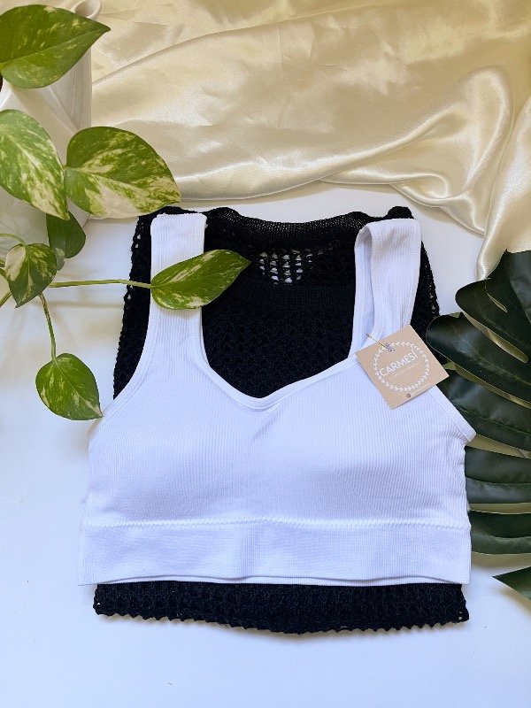 Producto - Corpiño deportivo BLANCO talle M/L y XL/XXL