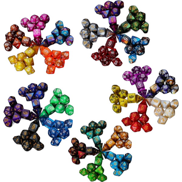 Producto - Set de Dados - Marmolados