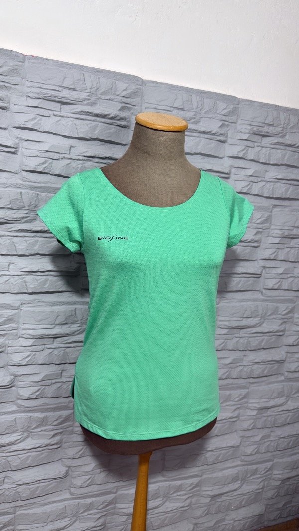 Producto - Remera Bigfine Verde dri fit