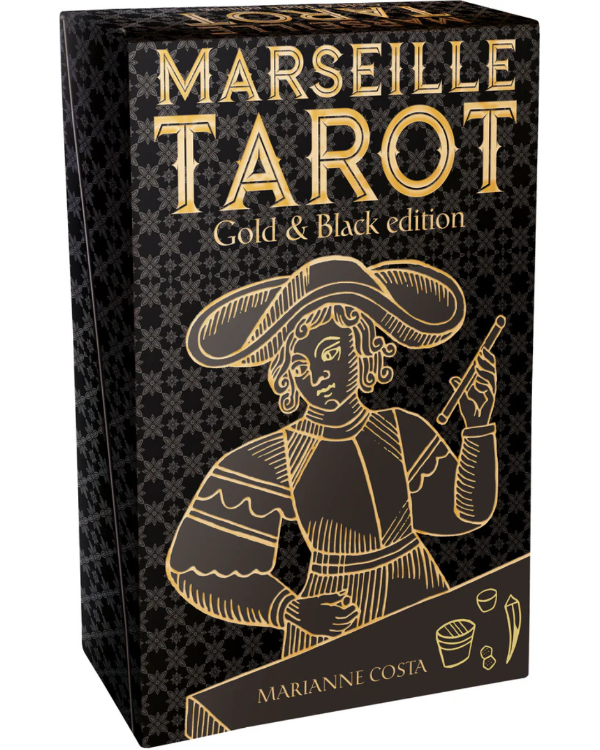 Producto - Tarot Marseille gold and black edition. Mariane Costa.