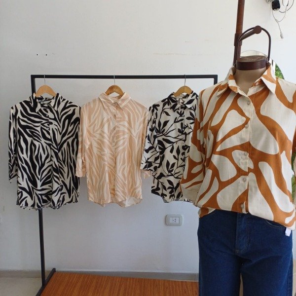 Producto - 530 - CAMISA ESTAMPADA LINO