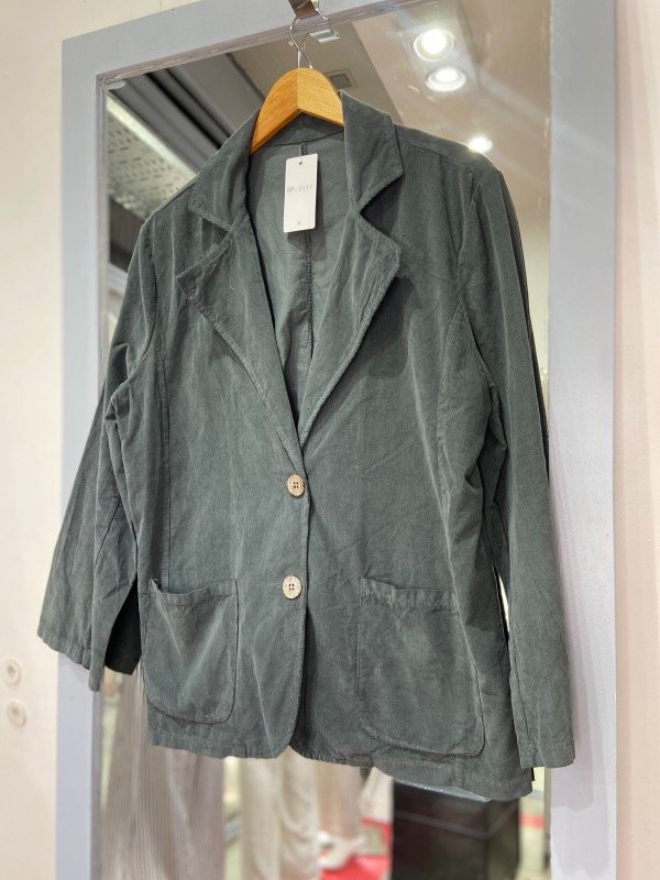 Producto - BLAZER MICROCORDEROY GRIS