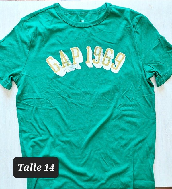 Remera manga corta gap talle 14 1969