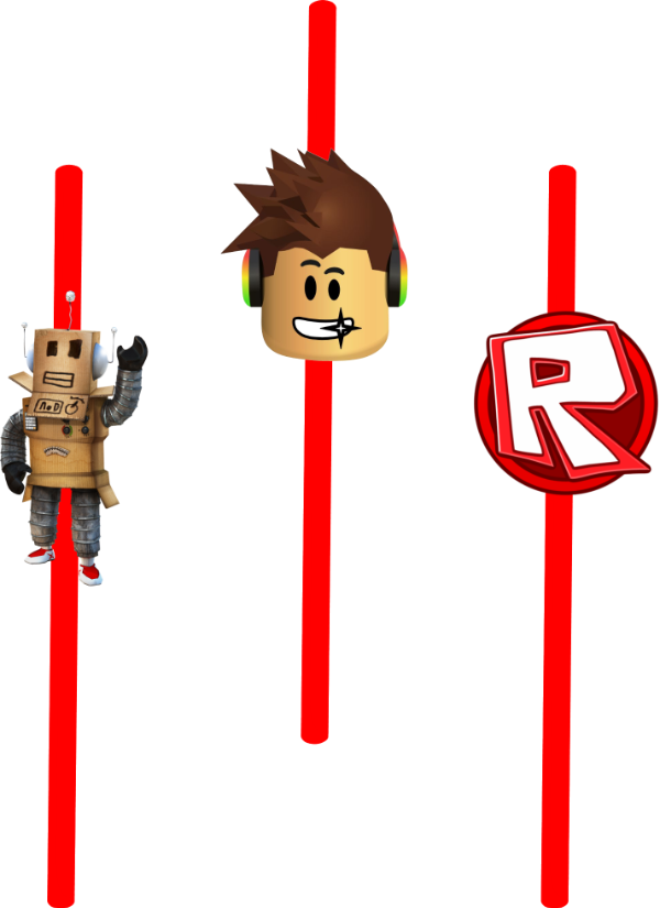 Producto - SORBETES ROBLOX FORMA X 10