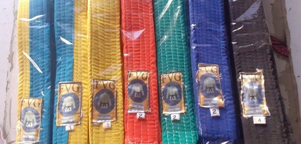 Producto - Cinturones bicolores (dos colores) FVG