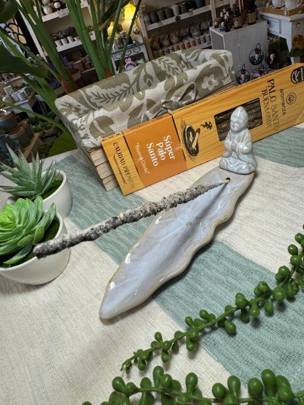 Producto - Porta sahumerio- buda hoja (Efectivo: 7.120)
