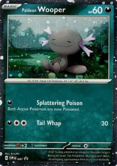 Producto - Paldean Wooper SVP041 - Holo - Black Star Promo Cosmos