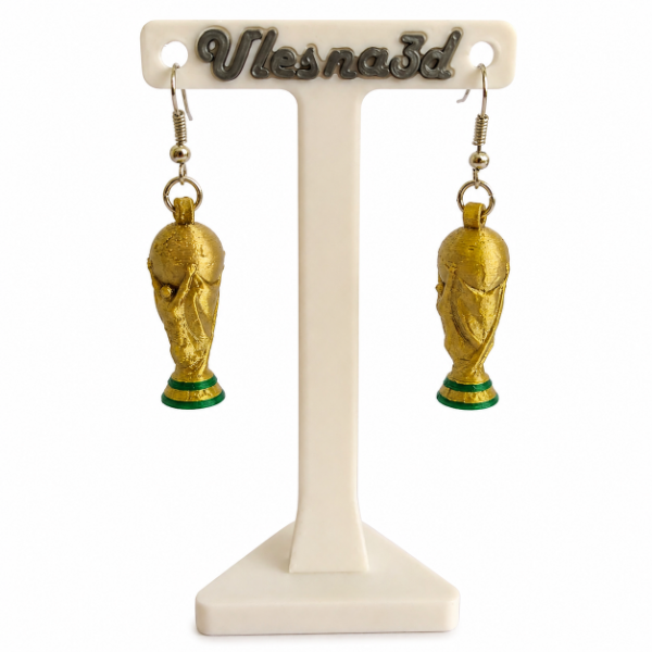 Producto - Par de aritos copa del mundo