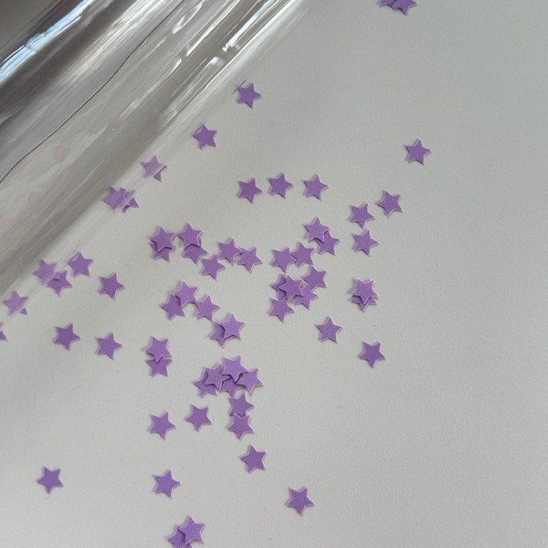 Producto - Confeti estrella lila 100u