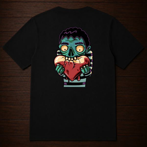 Producto - Remera - Zombie Corazon - 1