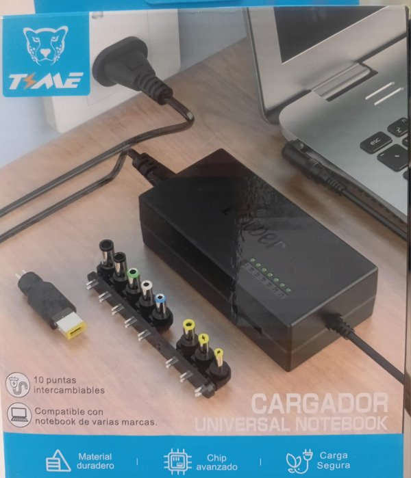 Producto - Cargador Universal para Noteboock Time TMCN 901