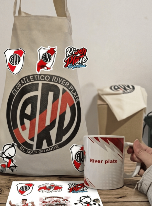 Producto - Kit River Plate - Taza + Tote  bag + Stickers