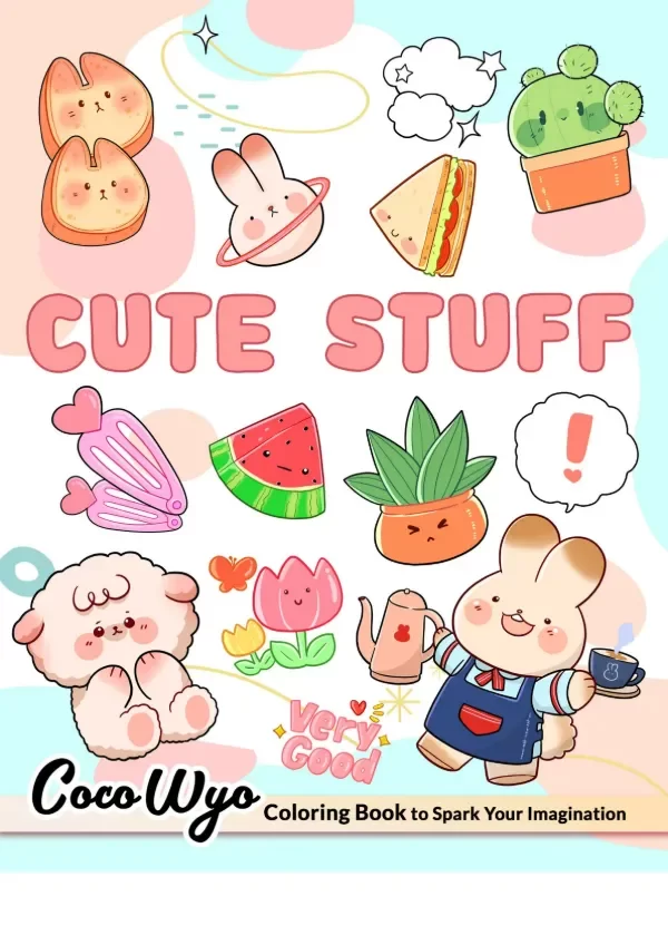 Producto - Cute Stuff - Libro para Colorear de Coco Wyo