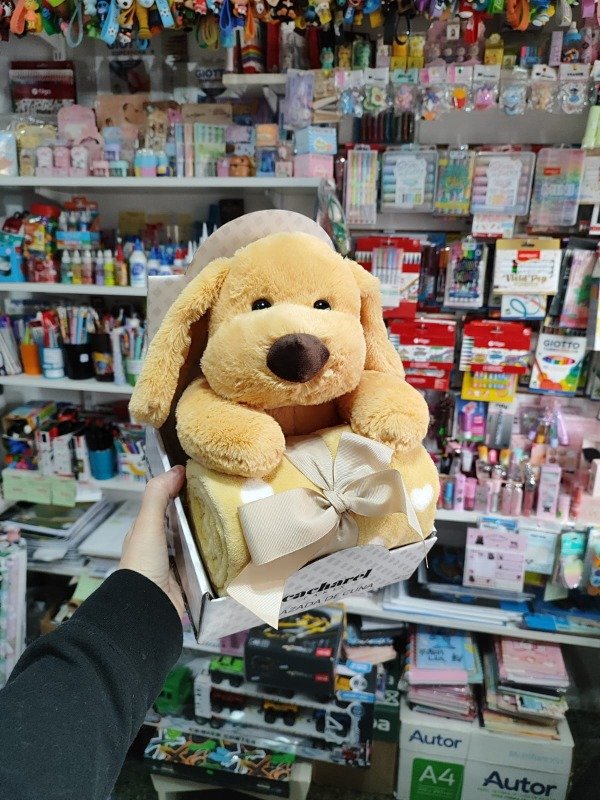Producto - Manta para Bebé con Peluche Perrito - 1
