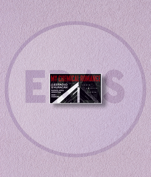 Producto - STICKERS UV - MY CHEMICAL ROMANCE - HURACÁN 2026