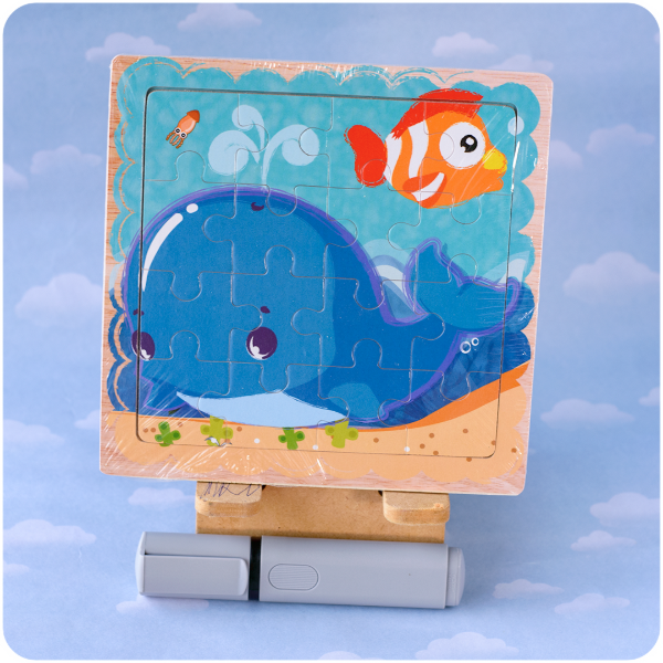 Producto - Rompecabeza de Madera 16 Piezas - Ballena