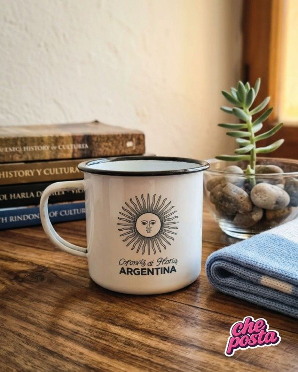 Producto - Jarro enlozado 350 ml - Sol Azul