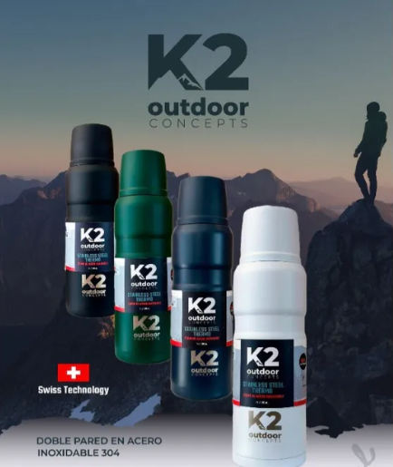 Producto - Termo K2 Outdoor Acero Inoxidable 1lt