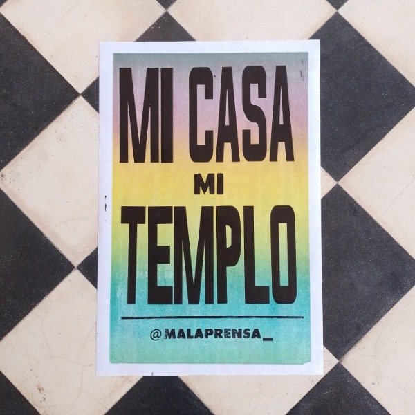 Producto - Afiche Mi casa mi templo