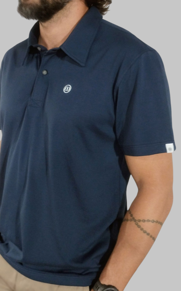 Producto - CHOMBA HOMBRE AZUL MARINO