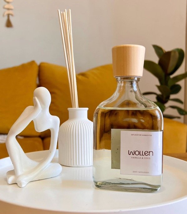 Producto - Difusor petaca Wollen x 200ml + varillas