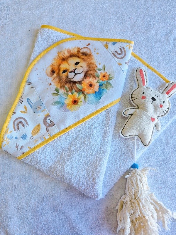 Producto - Toallon Diseño Leon amarillo