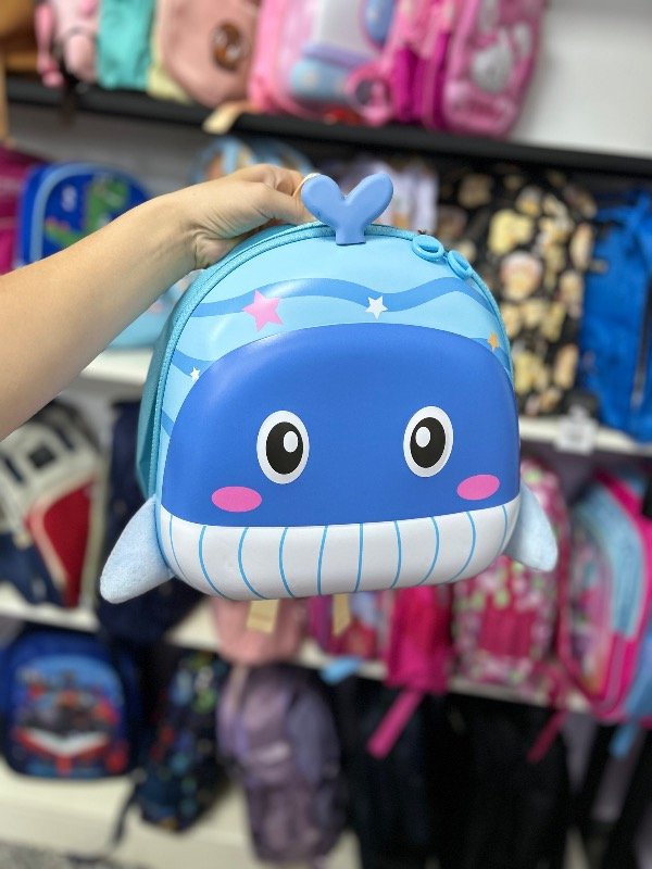 Producto - Mochila sala de 4 ballena 3d