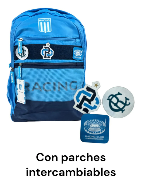 Mochila celeste racing club — imagen 3