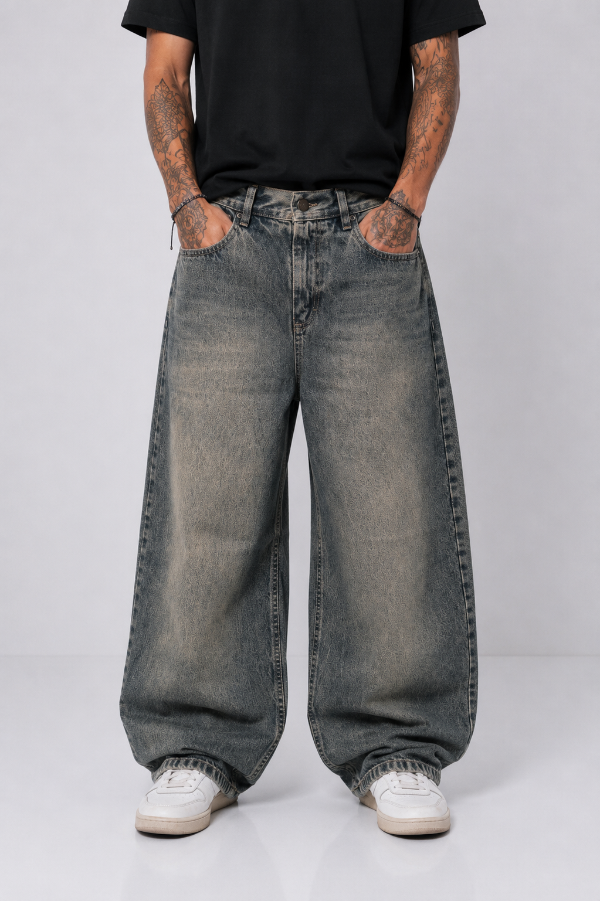 Producto - Baggy Script grey - 2
