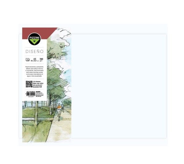 Producto - Hojas de dibujo técnico PIZZINI A3 150gr