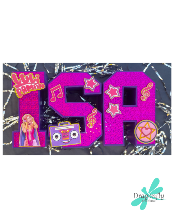 Producto - Letras 3D "Luli Pampin"
