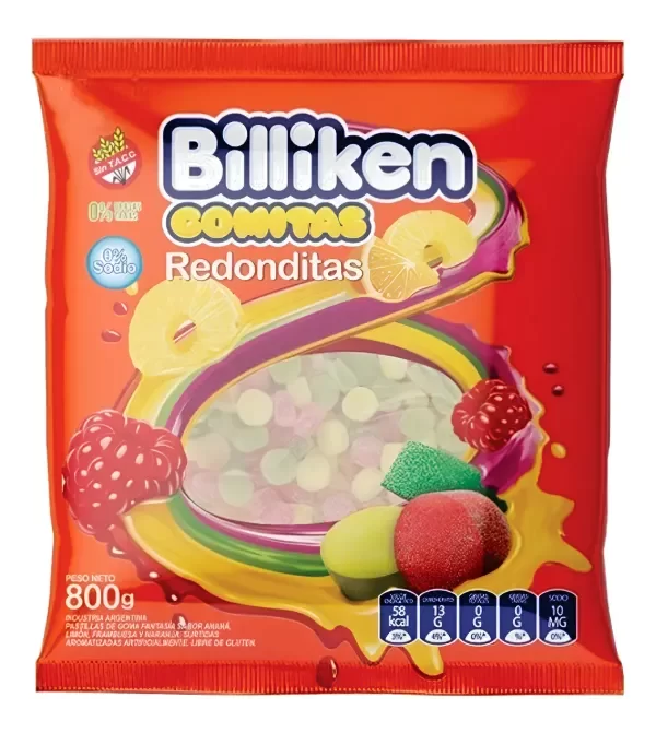 Producto - REDONDITAS BILLIKEN 800GR