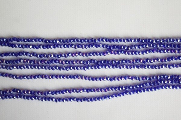 Producto - Cristal de Roca Azul Tornasol 2 mm