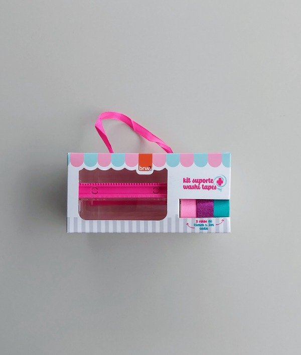 Producto - Kit Washi Tape + Soporte Línea Tutti Frutti