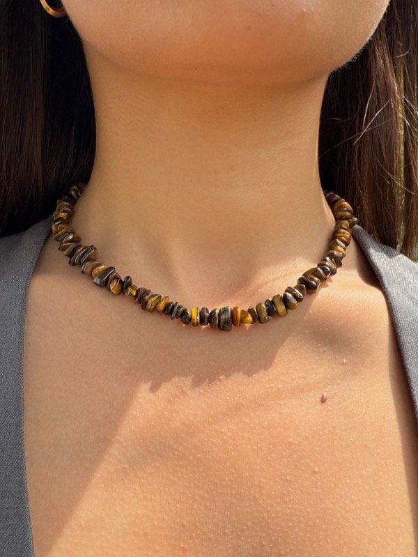 Producto - Collar Iris - Ojo de tigre