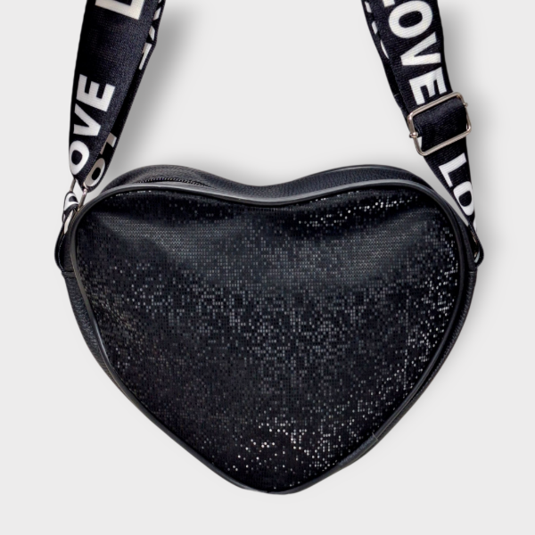 Producto - Bandolera Corazon glitter tira Love