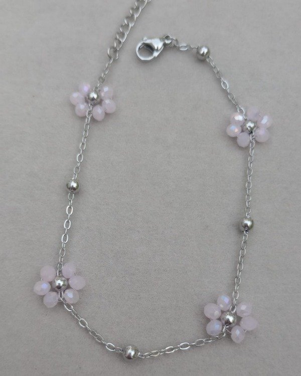 Producto - Pulsera con Flores Rosas