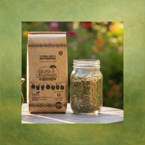 Producto - Yerba despalada x 500grs Grapia Milenaria