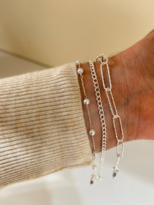 Producto - PULSERAS DE PERLA Y ESLABON (ELEGI TU MODELO)