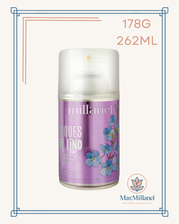 Producto - Aromatizante ambiental en aerosol Toques de lino